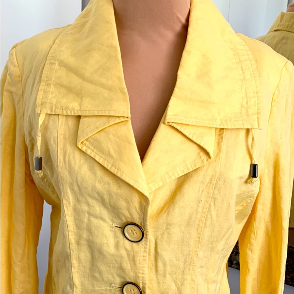 Chicos Professional Dry Clean 3 Button Jacket Ful… - image 3